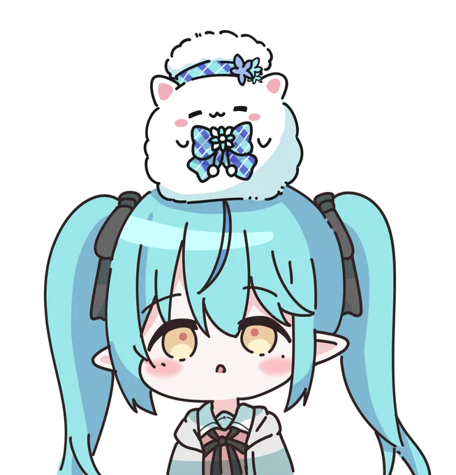 ラミィちゃんと雪民#LamyArt 