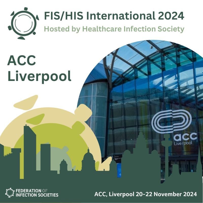 HISConf's tweet photo. Register to join us at the ACC Liverpool next month. Discover the different registration options available for FIS Society members, and other healthcare professionals ๐ https://t.co/kQR7mmoPr2
@FISConf @HIS_infection @biainfection #IPC #HISevents https://t.co/rBwv877ZYg