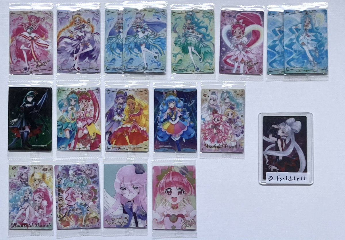_Fyo1do1r11's tweet photo. 【 交換 】 プリキュア ウエハース 第10弾 第9弾
クリアカードコレクション

譲┆画像のもの
求┆リプ

HR┆当方1⇆お相手様複数
条件の良い方優先のためご返信にお時間頂きます

▧ 初回様リトリン必読
検索からもお気軽にお声掛けください🪄 https://t.co/UpZwPGk51m