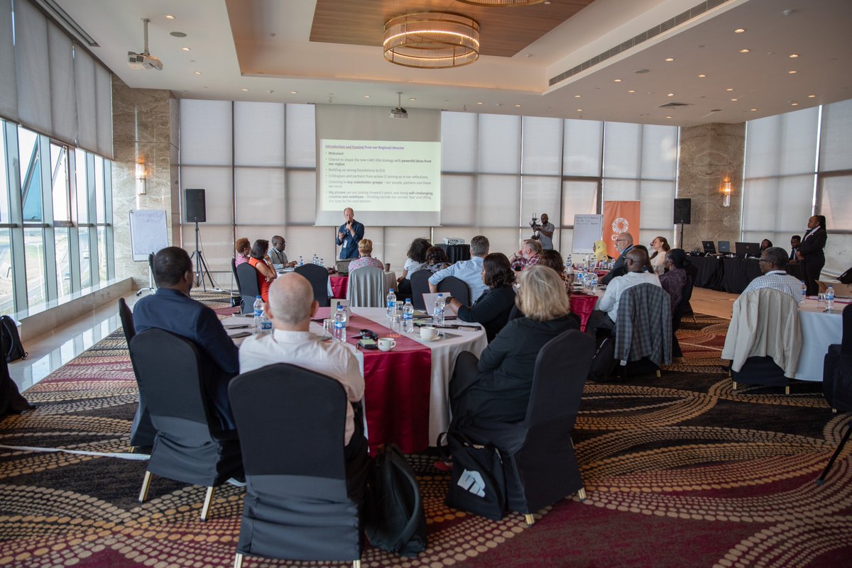 Last week, I was honoured to collaborate with colleagues at the Regional Leadership Team Workshop on our shared vision for CARE’s Strategy FY25-FY30. We aim to push more boundaries &amp; ensure impactful, sustainable change for women &amp; girls in East &amp; Central Africa. #CAREAlwaysThere
