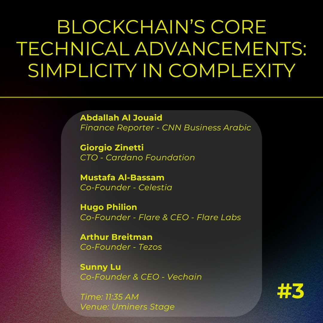 makerspr (@makerspr_) on Twitter photo Day 1 of Blockchain at #BlockchainLife2024 is a game-changer for startups! Get ready to dive into future trends and opportunities to accelerate your growth. 🚀
#Startups #Innovation #Tech
<a href="/Animocabrands/">Animoca Brands</a> <a href="/okx/">OKX</a> <a href="/InnovHubDIFC/">DIFC Innovation Hub</a> <a href="/CNNBusinessAr/">الاقتصادية CNN</a> <a href="/Flare_Labs/">Flare Labs</a> <a href="/vechainofficial/">VeChain</a> <a href="/tezos/">Tezos</a> Day 1 of Blockchain at #BlockchainLife2024 is a game-changer for startups! Get ready to dive into future trends and opportunities to accelerate your growth. 🚀
#Startups #Innovation #Tech
<a href="/Animocabrands/">Animoca Brands</a> <a href="/okx/">OKX</a> <a href="/InnovHubDIFC/">DIFC Innovation Hub</a> <a href="/CNNBusinessAr/">الاقتصادية CNN</a> <a href="/Flare_Labs/">Flare Labs</a> <a href="/vechainofficial/">VeChain</a> <a href="/tezos/">Tezos</a>