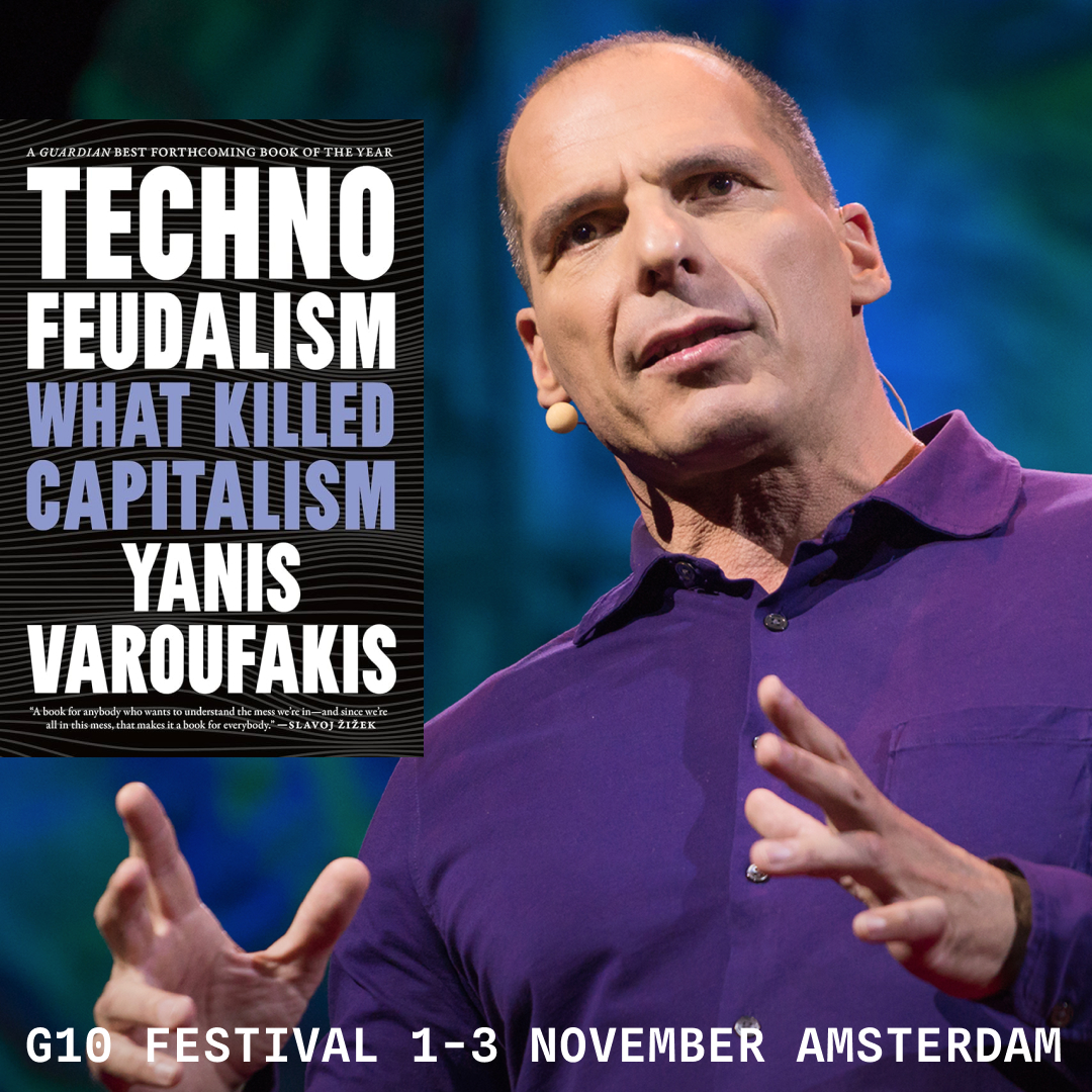 AmsterdamG10's tweet photo. Meet Slavoj Žižek and Yanis Varoufakis on the G10 Festival in Amsterdam. We connect Plato with mind exchange and make a great podium for new insights.
Reserve your seat : Zizek evenings go very fast 
https://t.co/q05ObdjYzp