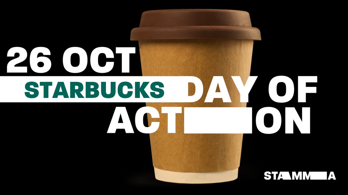 STAMMA (@stammer) on Twitter photo Happy #ISAD2024!
Today, together with Stammering Pride, we are announcing a #StarbucksDayofAction - bring your pals, grab your keep-cup, and turn up for a cuppa on SATURDAY 26 October, so <a href="/StarbucksUK/">Starbucks UK</a> can wake up & SMELL THE COFFEE ☕️
Read more: stamma.org/news/internati…
(1/3) Happy #ISAD2024!
Today, together with Stammering Pride, we are announcing a #StarbucksDayofAction - bring your pals, grab your keep-cup, and turn up for a cuppa on SATURDAY 26 October, so <a href="/StarbucksUK/">Starbucks UK</a> can wake up & SMELL THE COFFEE ☕️
Read more: stamma.org/news/internati…
(1/3)