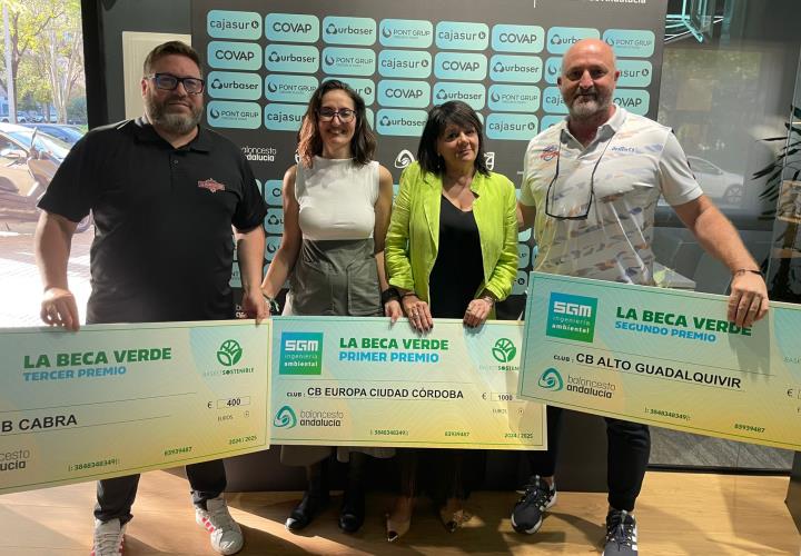 Entregados los premios de las Becas Verdes en Córdoba a los ganadores de esta edición: andaluzabaloncesto.org/cordoba/delega… <a href="/sgm_ambiental/">SGM Ingeniería Ambiental</a>
#basketSOStenible #SGM #Valorcesto