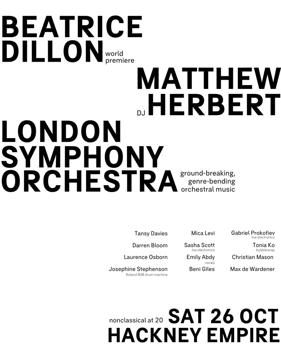 bleep's tweet image. We are giving away a pair of tickets to attend @nonclassical at 20 taking place at @HackneyEmpire on Sat 26th October. The winner will also receive a bundle of limited-edition vinyl records from select artists and the Nonclassical catalogue!

Enter Competition:…