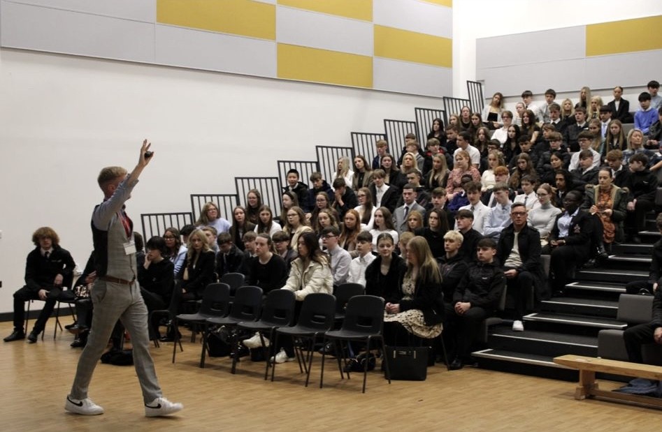 Had an amazing time speaking to Year 11 students at Wigan Stadium! 🌟 Passionate about exam prep &amp; career choices. Every step shapes their future—remember, you've got what it takes! 💪 Motivating the next generation worldwide. 🌍 #MotivationalSpeaker #InspireTheFuture #DreamBig