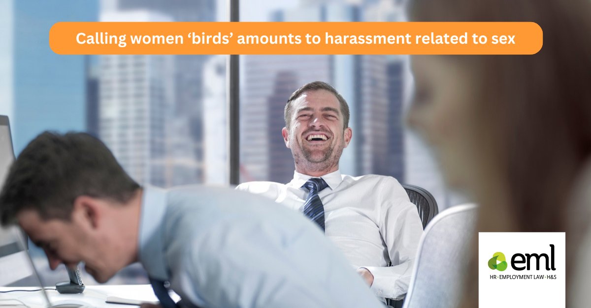 Tribunal rules derogatory remarks amounted to #harassment related to sex. With imminent changes to #legislation it’s more important than ever for employers to appropriately address this type of #unwantedconduct: rebrand.ly/srh7nml #equalityact #sexualharassment