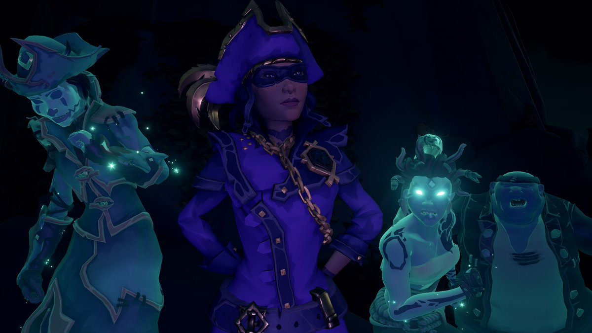 dumpyybelle's tweet photo. Ghosts of a pirate legends past 👻 
Theme: Ghouls and Ghosts 
#SoTshot #SeaOfThieves @SeaOfThieves https://t.co/rxcn72b30H
