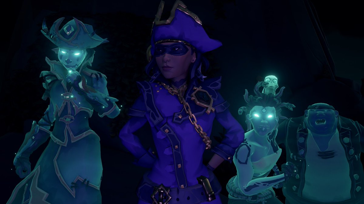dumpyybelle's tweet photo. Ghosts of a pirate legends past 👻 
Theme: Ghouls and Ghosts 
#SoTshot #SeaOfThieves @SeaOfThieves https://t.co/rxcn72b30H