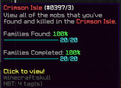 crimson isle bestiary done‼️

dungeon bestiary time...