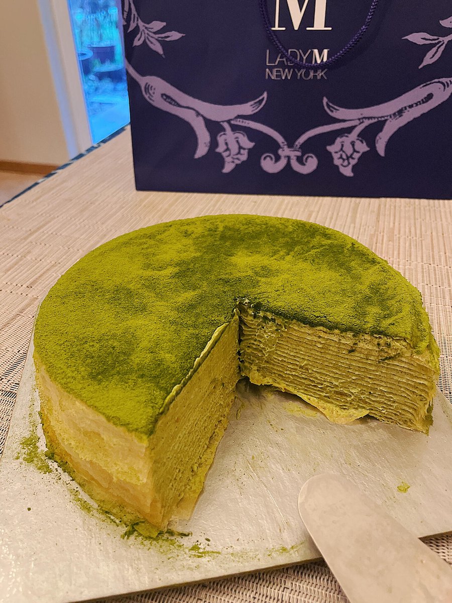 美味しい抹茶千層😋