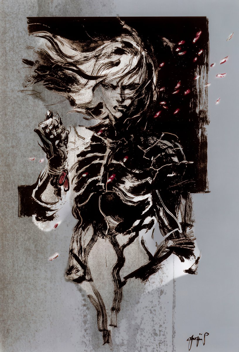 Metal Gear Solid 2: Sons of Liberty -  Raiden
Artist - Yoji Shinkawa