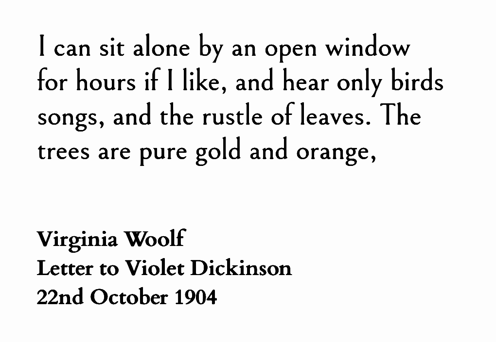 from the letters of virginia woolf