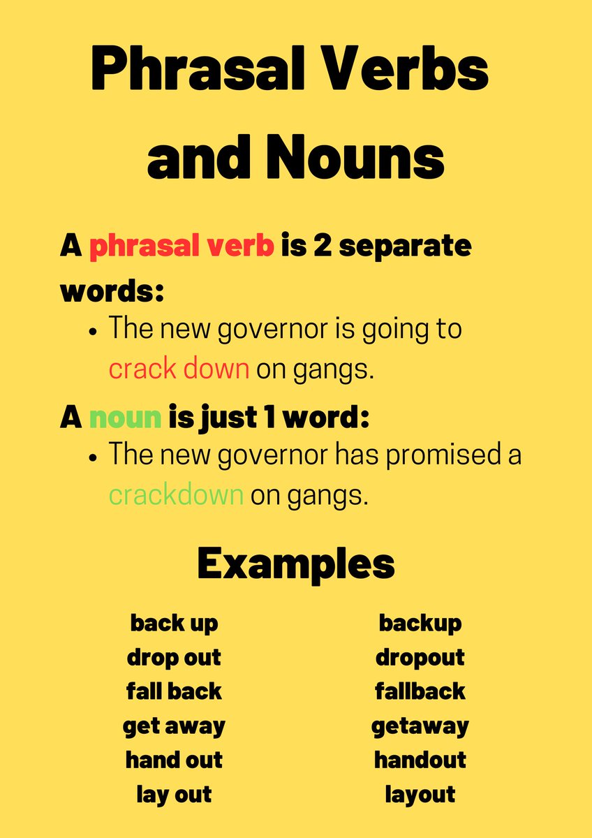 I often see people get confused over phrasal verbs and nouns.  The easiest way is to remember that a phrasal verb is (usually) two words and a noun is one. 

For example:  
❌ She needs to makeup her mind.  
✅ She needs to make up her mind.  
✅ She bought some makeup yesterday.