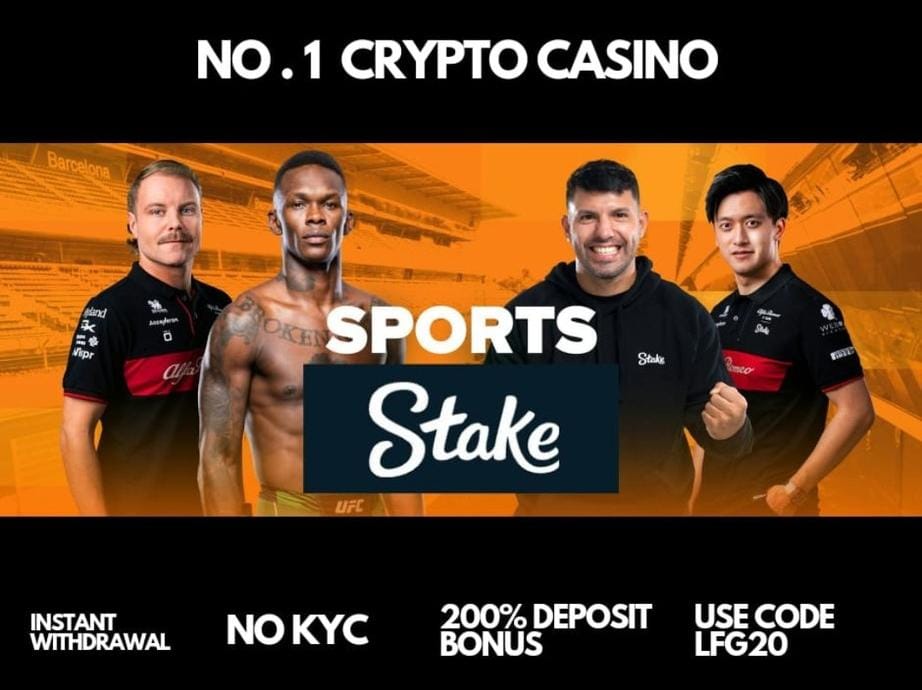 #Bitcoin  Sportsbook &amp; Casino. With 200% deposit bonus.

🌟 Instant Withdrawals
🛡 NO KYC 
🏅 High Odds
🔗 EXCLUSIVE: Secure a 200% Bonus with 10x NOW         
➡️stake.com/?c=UY3J62Z8
or Use code " LFG20 "

#CryptoCasino #BigWins #SportsBetting #BTC    #ETH #LTC