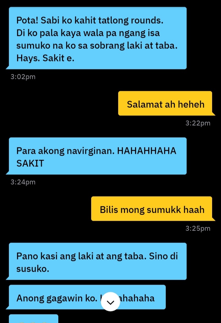 Bulakenyo03's tweet photo. Client : hm ka bayaran ko kahit hanggang tatlong putok 

Ending sumuko si bottom dahil sa laki nang batuta ko 🤣🤣 https://t.co/8qMKUuBmBO