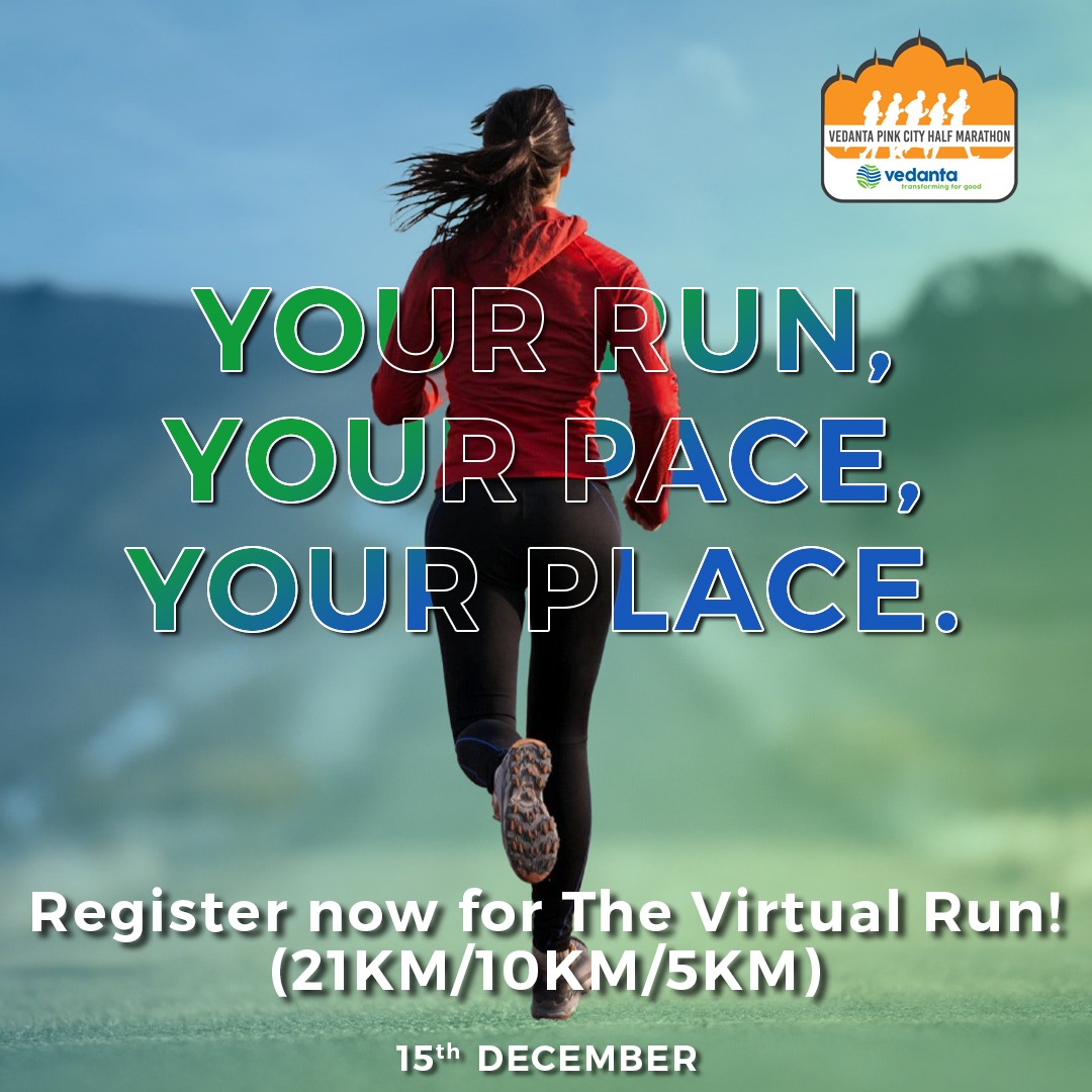Vedanta Pink City Half Marathon tweet media