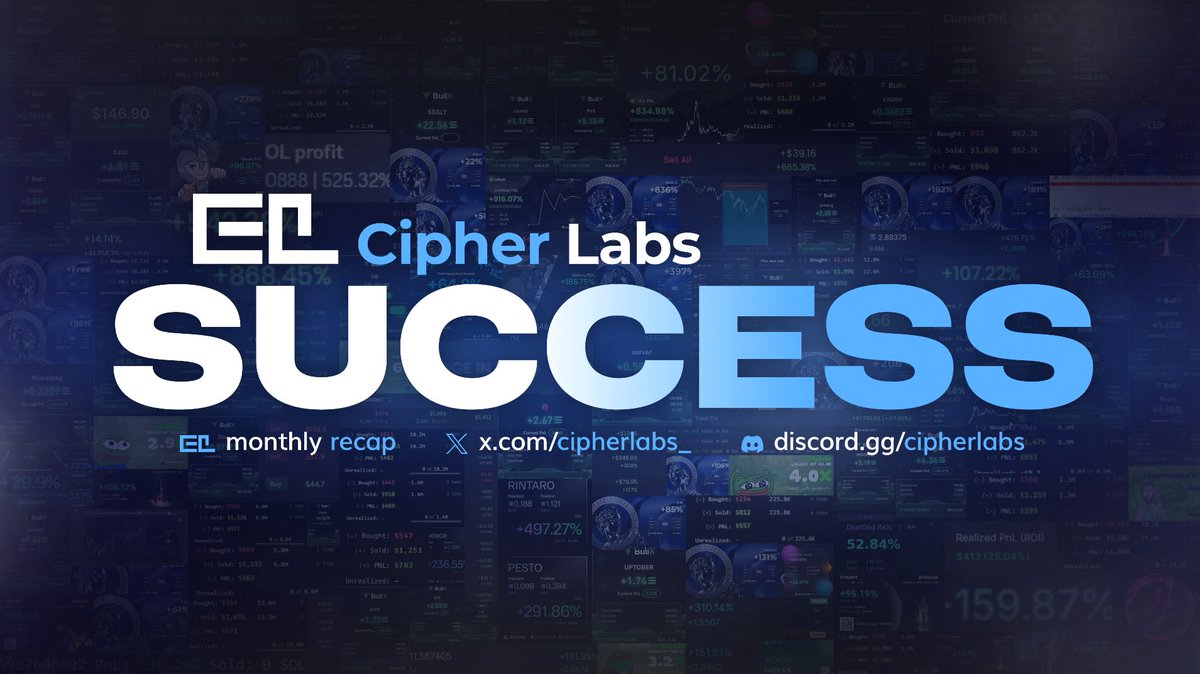 Cipher Labs is cooking! Their community have hit a major milestone—$200 000 IN JUST ONE MONTH! 

This with Cipher Labs tools and tradingbot. 🚀 Join their presale today, Cipher Labs will enhance your portfolio! 💰