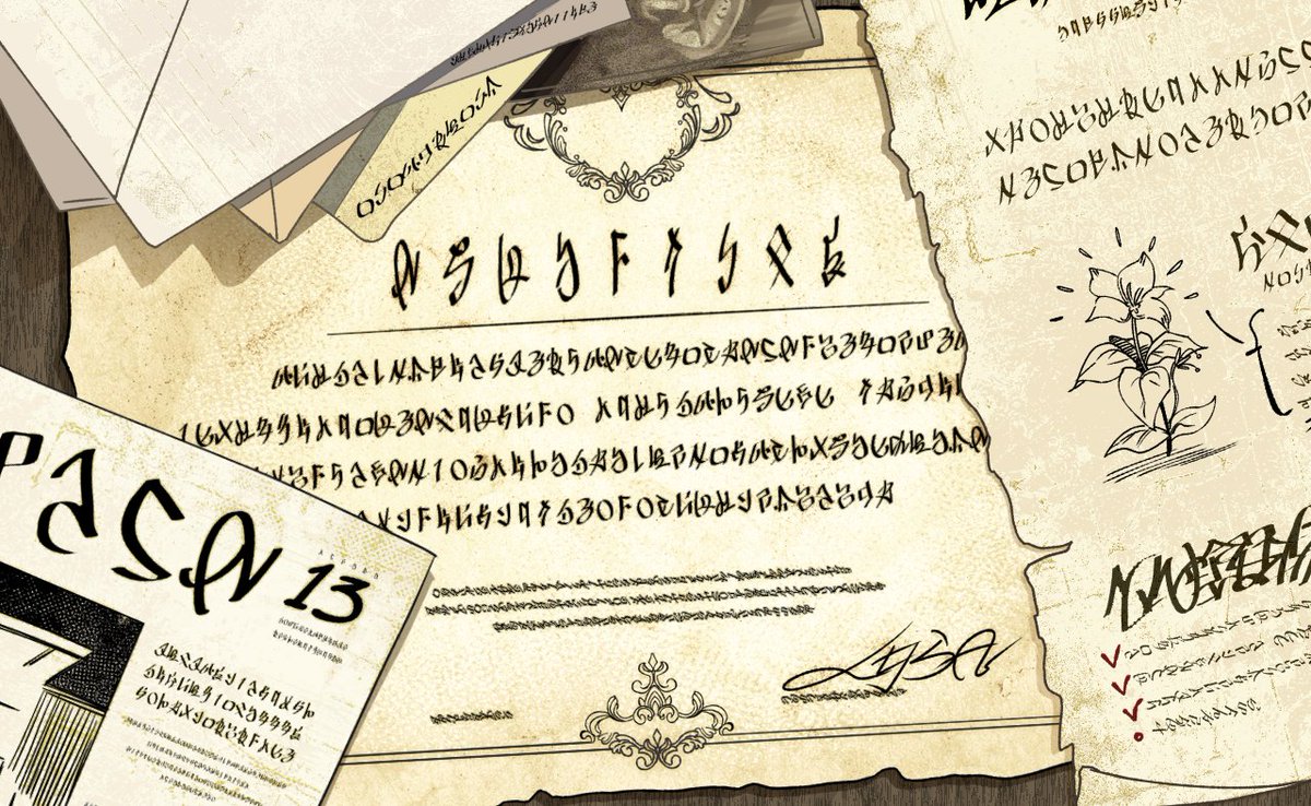 판타지 웹툰은 문서 작업도 일이지요🥹...
신문이나 계약서도 제법 나오는데 때마다 디자인이 괴롭습니다😭

그래서 준비된 벽보, 문서(계약서), 신문, 지도, 편지(+쪽지) 완성형! 판타지 문자까지 포함된 구성~!

20% 할인 중!
▶acon3d.com/ko/product/100…

다들 사용해 보셔요👍