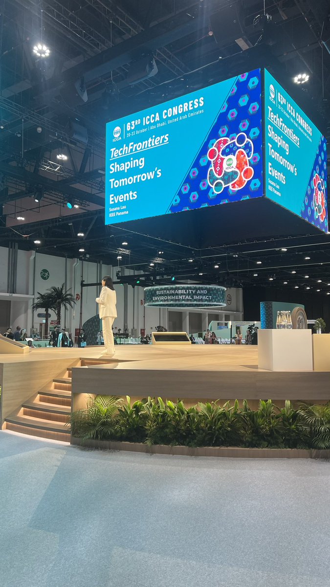 echaillo's tweet image. Great session to start day #3 of our #ICCACongress24 at #THEHUB with @IEEEorg @IEEEPanama’s Susana Lau talking about #TechFrontiers brought by @VisitPanama @ATP_panama ‘s Minister Gloria de León , GRACIAS @ICCAWorld