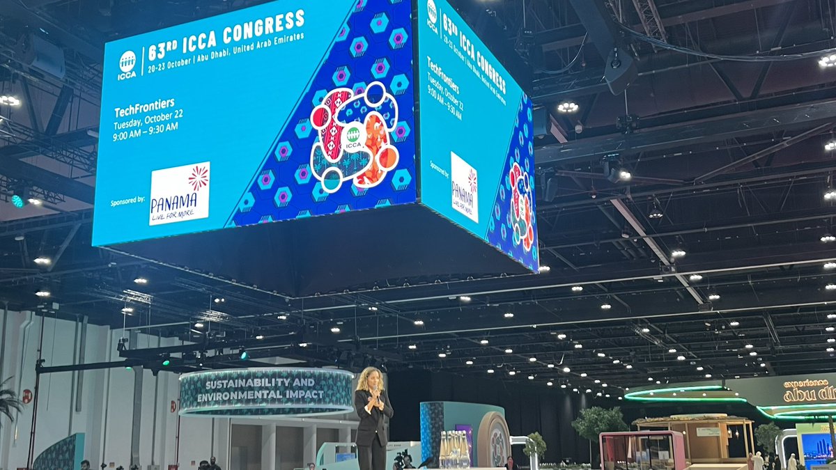 echaillo's tweet image. Great session to start day #3 of our #ICCACongress24 at #THEHUB with @IEEEorg @IEEEPanama’s Susana Lau talking about #TechFrontiers brought by @VisitPanama @ATP_panama ‘s Minister Gloria de León , GRACIAS @ICCAWorld