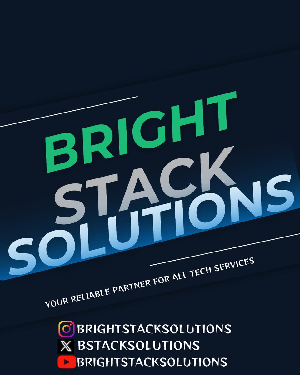 bstacksolutions's tweet image. contact us for all your tech based services