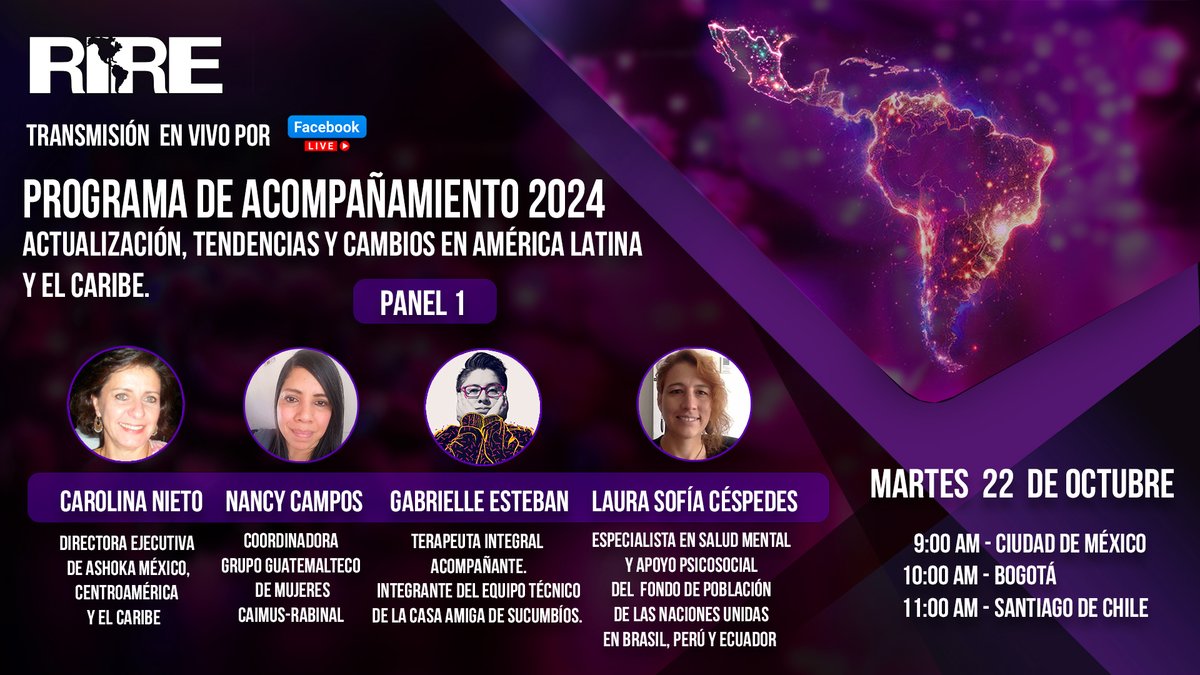 Arduo  trabajo la atención a las violencias por ello profundizaremos en liderazgo, política de cuidados,   agencia de cambio,  autonomía feminista y  la importancia de la alegría en los equipos de trabajo <a href="/MESECVI/">MESECVI-OEA CEVI</a> <a href="/OEA_oficial/">OEA</a> <a href="/AlejandraMoraM/">Alejandra Mora Mora</a> <a href="/TatianaReinV/">Tatiana Rein Venegas</a> <a href="/moralesthilda/">Hilda Morales</a> <a href="/SRE_mx/">Relaciones Exteriores</a>