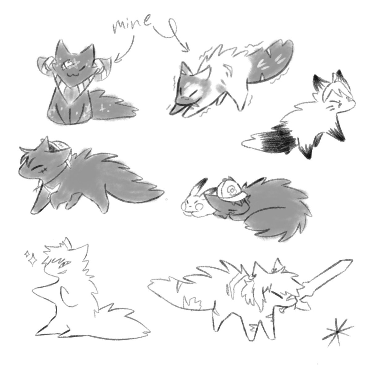 Some Hovese sketches before bed