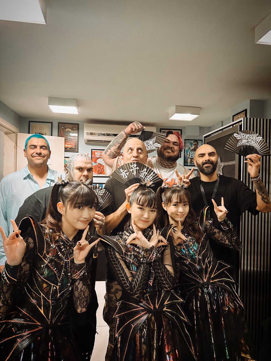 BABYMETAL_JAPAN's tweet image. Thank you for coming to BABYMETAL WORLD TOUR 2024 in São Paulo, Brazil🇧🇷
Thank you SEVEN HOURS AFTER VIOLET
#BABYMETAL #BABYMETALWORLDTOUR2024 #BRAZIL