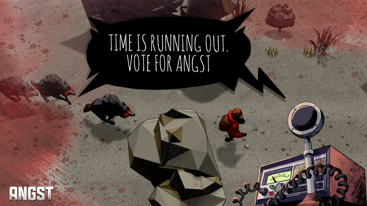 24 Hours Left to Vote! ⏳ We’re so grateful for your support, but we need one last push. Every vote counts! 🙌

🔗 Vote for Angst Here: devgamm.com/awards2024/gam…

Let’s make this final day count—thank you for everything!

##IndieDev #LastChance #SurvivalGame #CherrypickGames