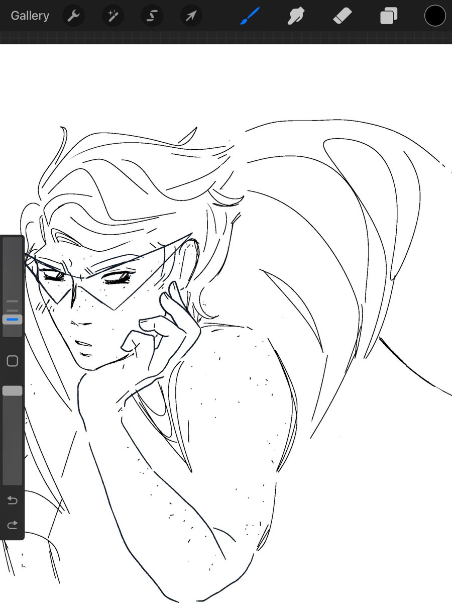 centaurware's tweet image. posting sketches hi. dirk strider on the mind