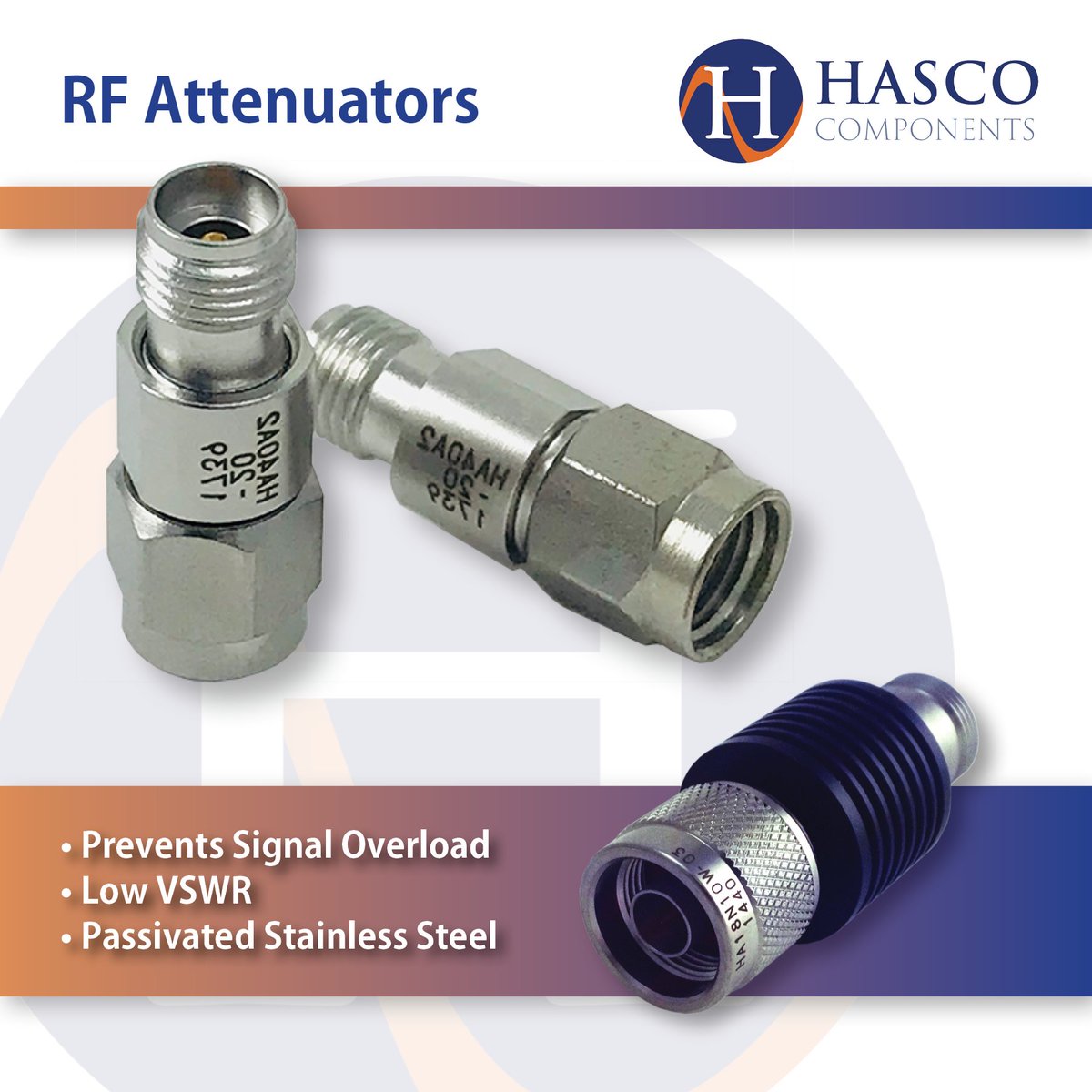 hascorf's tweet image. Ensuring Precise Signal Control with Our Attenuators
Our attenuators are designed to provide precise signal control, essential for maintaining system performance in high-frequency applications. Explore our range of attenuators today!
#SignalControl #HighFrequency #Attenuators