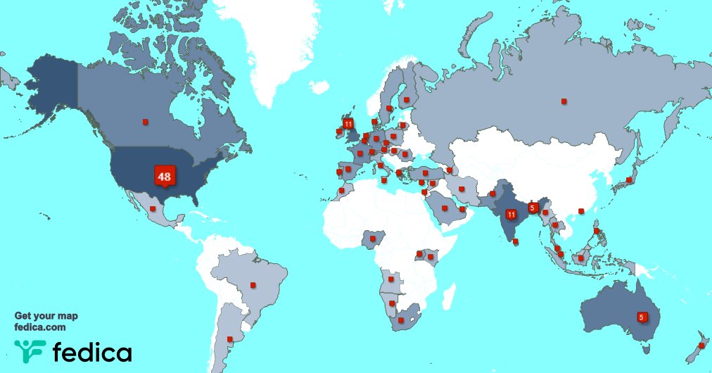 Special thank you to my 9 new followers from USA, and more last week. fedica.com/!SairMcKee