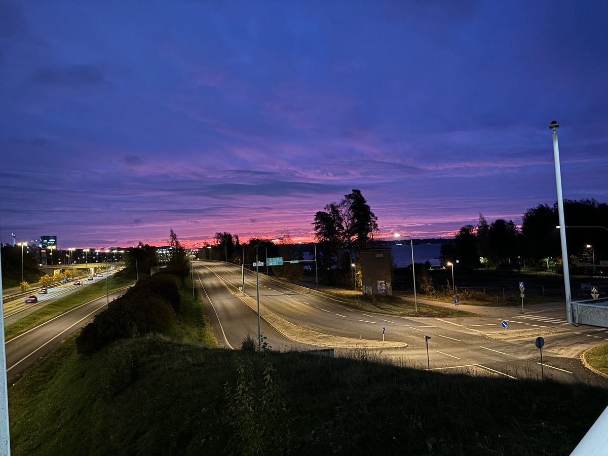 Matkalla töihin #aamu #lokakuu