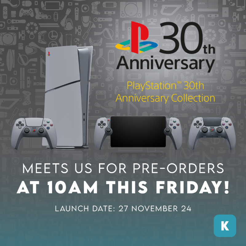 Koodoo_sa's tweet photo. This week we have the 30th Anniversary Collection available for Pre-order!
Then the PS5 Pro Pre-orders go live on the 1st of November.
Check out https://t.co/zR05IMM9hH to stay in the know about all things gaming.
#KOODOO #PS5 #30thanniversary #ps5preorder