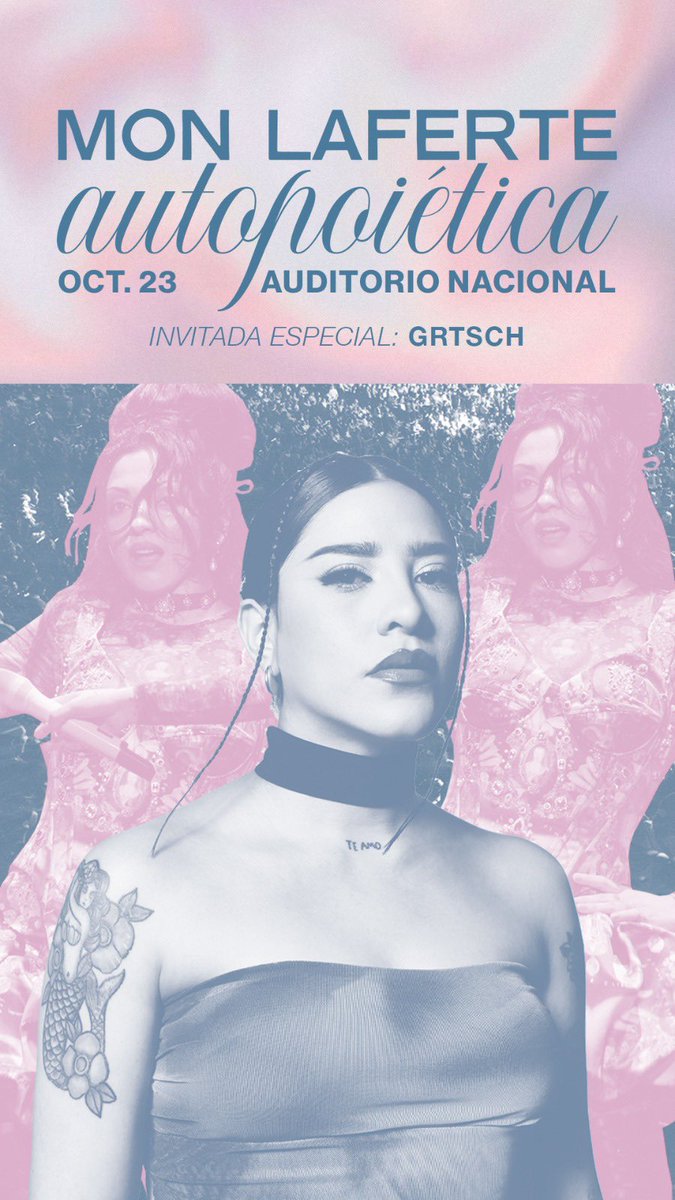 :: GRTSCH :: (@_grtsch) on Twitter photo Este Miércoles estaré abriendo el
show de <a href="/monlaferte/">Mon Laferte</a> en el <a href="/AuditorioMx/">Auditorio Nacional</a>
🥹✨💖💅 ahí nos vemosss!!! Este Miércoles estaré abriendo el
show de <a href="/monlaferte/">Mon Laferte</a> en el <a href="/AuditorioMx/">Auditorio Nacional</a>
🥹✨💖💅 ahí nos vemosss!!!