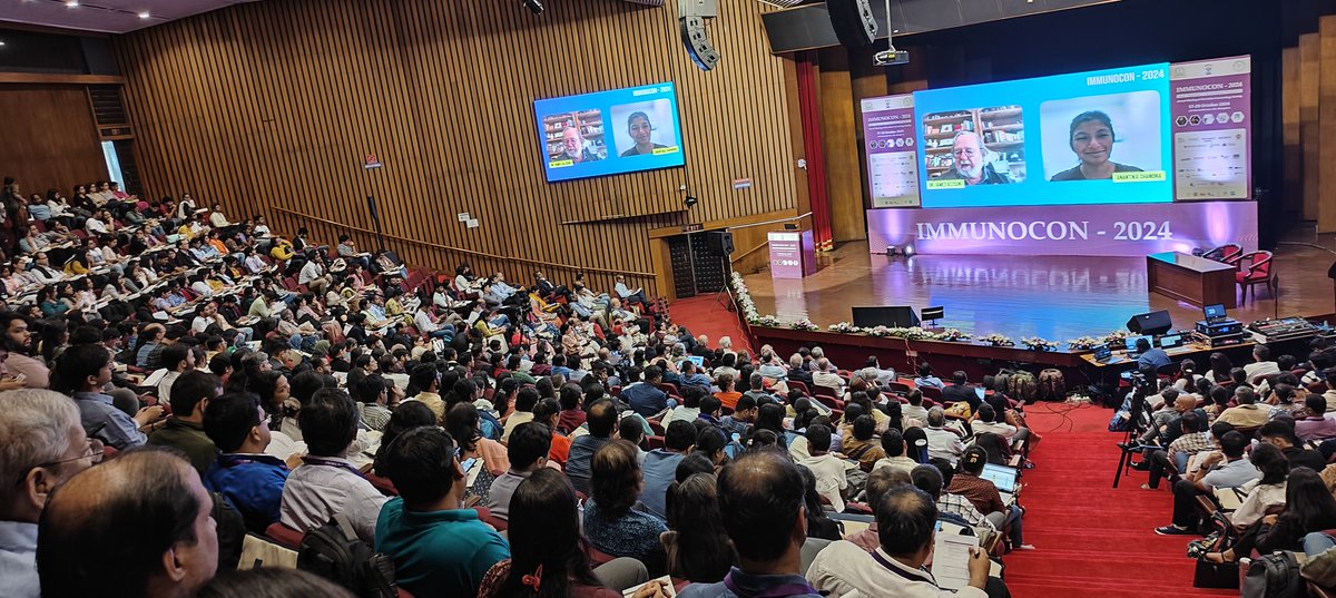 iiscbangalore's tweet photo. Last week, IISc hosted #IMMUNOCON-2024, the 51st annual meeting of the Indian Immunology Society (IIS), from October 17-20, 2024.
It featured discussions and talks on many specialised and emerging areas of immunology research.
https://t.co/80yp7W04Fm https://t.co/xO5bS8BMda