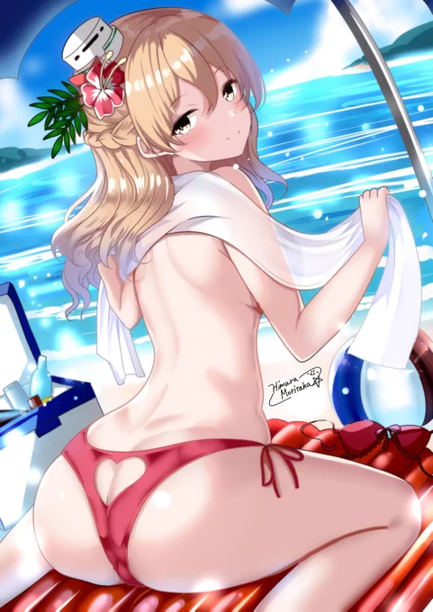 水着ザラ姉様～～～～!!!ザラ「提督!サンオイルをぬってくれます?」 