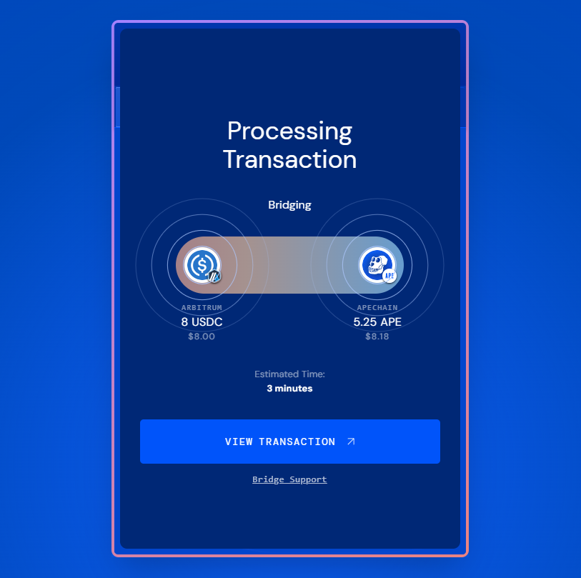CryptoDuck_TH's tweet photo. Mint: Emmy on ApeChain Day 1
NFT ฟรีมินต์บน ApeChain จาก @MagicEden เปิดให้มินต์แค่วันเดียว

ApeChain เชนน้องใหม่ที่ใช้เหรียญ $APE เป็นค่าแก๊สจากทีมผู้สร้าง @apecoin สร้างโดยอินฟราของ @Calderaxyz บน Arbitrum Orbit

การบริดจ์สามารถบริดจ์จาก Arbitrum ทำให้ไม่ต้องเสียค่าแก๊สมากเหมือนกับ Ethereum Mainnet

1⃣ บริดจ์จาก Arbitrum ไปที่ ApeChain
👉 https://t.co/BY2hmjW8AY
(แอดเลือกต้นทางเป็น USDC บน Arbitrum แล้วรับเป็น $APE ที่ปลายทาง)

$APE CA บน Arb: https://t.co/GLBY8rUaQk

2⃣ มินต์ฟรี NFT (ปิดมินต์ 5 ทุ่มคืนนี้)
👉 https://t.co/h9dBQwun8Z

3⃣ ทดลองใช้งาน ecosystem โดย native dapp ตัวหลักที่แนะนำวันนี้ คือ @Toptrader_xyz (https://t.co/cmkYU8052D) เป็นแอปแนว 100x trading โดยมีแคมเปญเทรดแจก $APE อยู่ (ค่าแรกเข้าขั้นต่ำต้องใช้ >10 $APE)

นอกนั้นส่วนใหญ่เป็นแนวเกม + NFT โดยผู้สนใจดูได้ที่
👉 https://t.co/bcPNOEK1pR