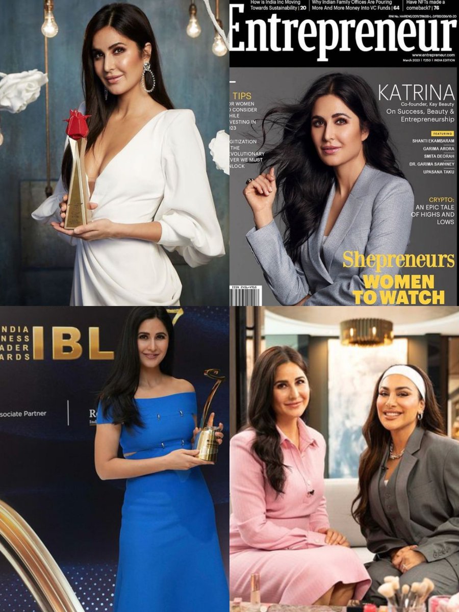 KaifSpontaneous's tweet photo. 5 years of kay beautyβ€
#KatrinaKaif started it in 2019 and now it's the most famous celebrity brand.. First successful actress and now Entrepreneur π₯
#itskaytobeyou
#kaybykatrina https://t.co/5JLdU1Wydl