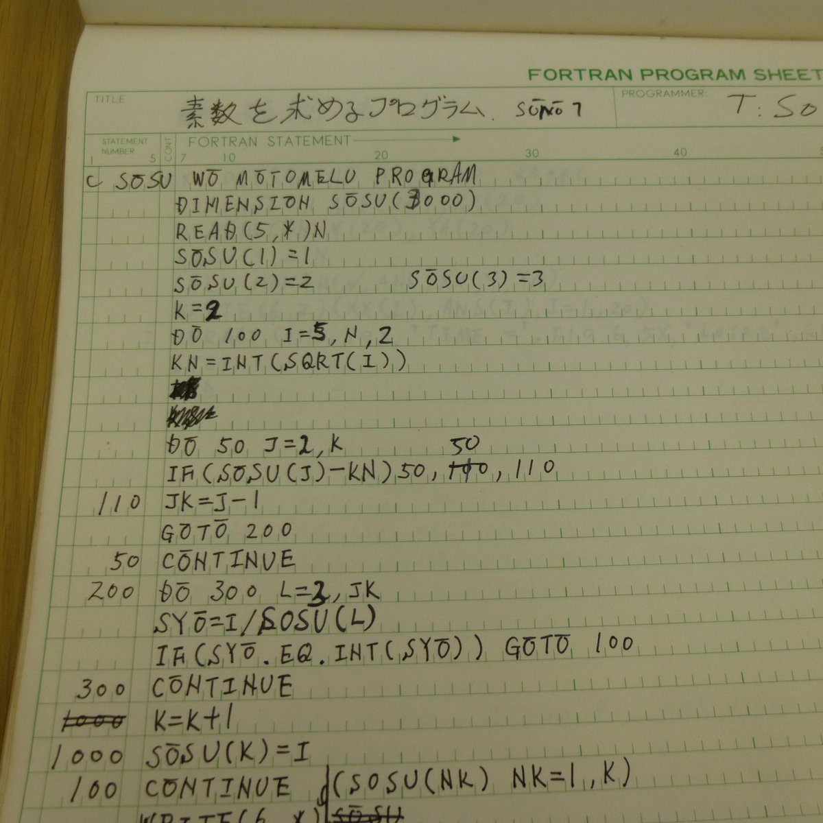 Dream_Library_'s tweet photo. #若手社員の8割近くが
古のプログラミングとは、紙に書き、紙でデバッグする作業だった事を知らない。
多分、若手社員の10割が知らない。 https://t.co/H4IRL3PTP8