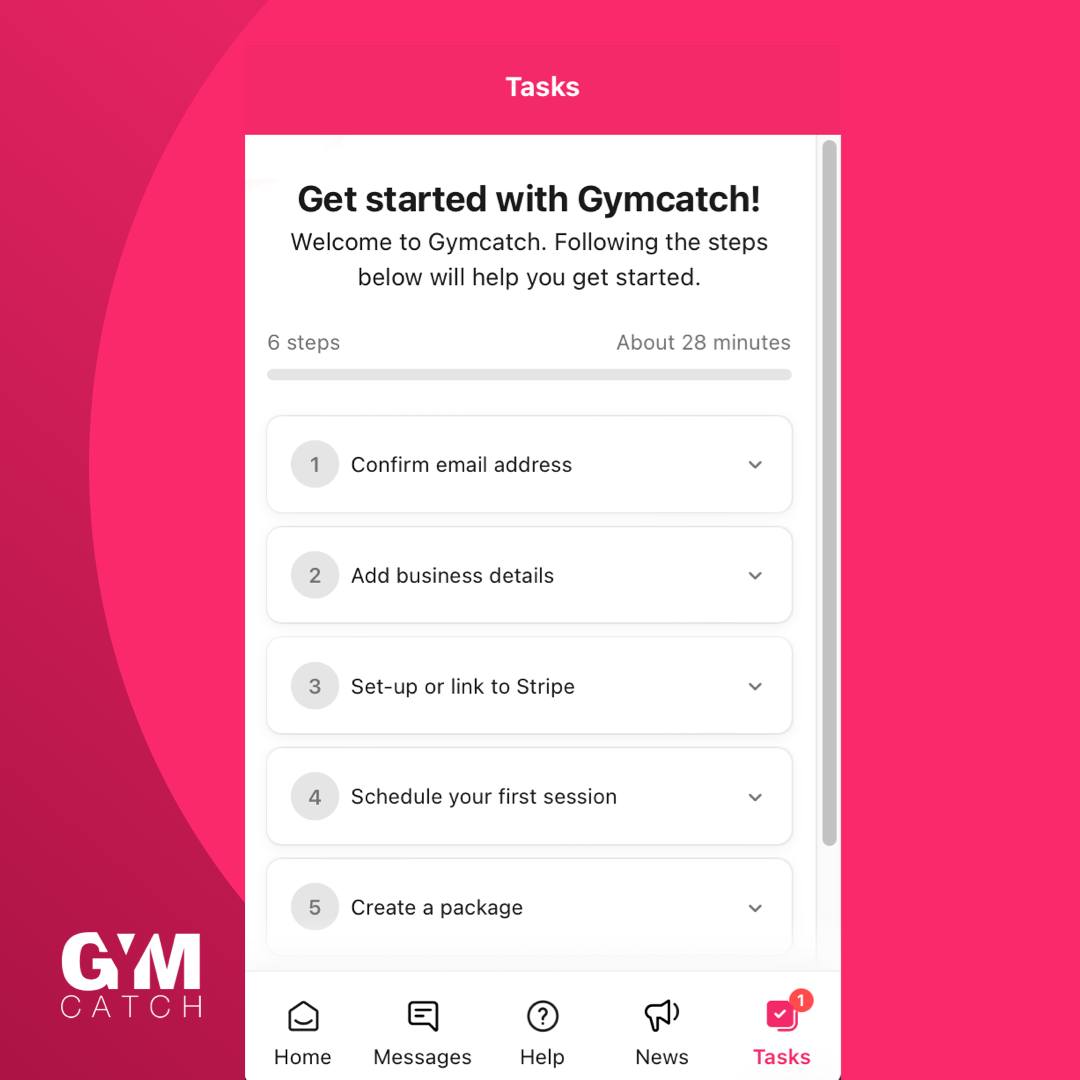 Worried about making the switch to Gymcatch?

We hear that a lot, but getting started is as simple as completing our Getting Started with Gymcatch checklist and following our step-by-step walkthroughs, plus we’re on hand for unlimited support as you need!

Message us today 🚀