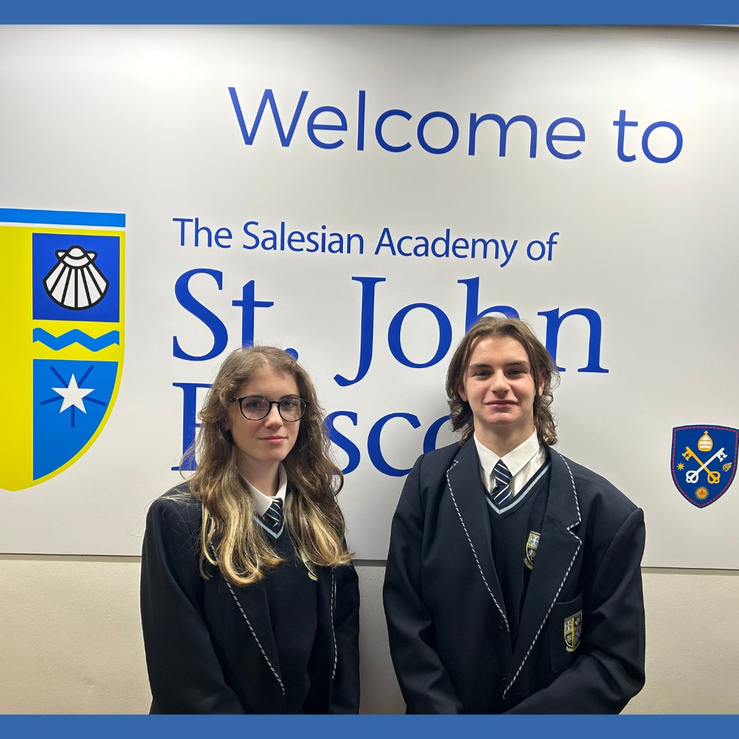 SalesianAcademy's tweet image. Well done to our Year 11 leadership team who have already worked their socks off planning and executing some fantastic ideas.

We have also been delighted this month to appoint our wonderful Head Boy and Head Girl Jack and Matilda ⭐️

#RUAH #SASJB #StudentLeaders #SchoolCommunity