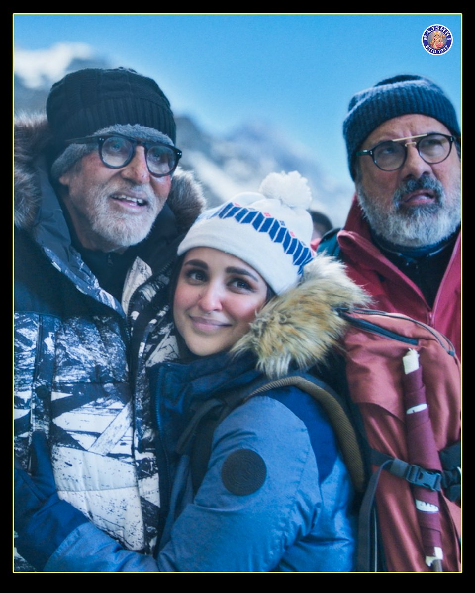 rajshri's tweet photo. Wishing the versatile #ParineetiChopra a very happy birthday! 

Here's to her incredible journey in Uunchai, where she truly reached new heights. 🌄✨

 #HappyBirthdayParineeti #Uunchai #RajshriFilms https://t.co/GKaa6SxzNz