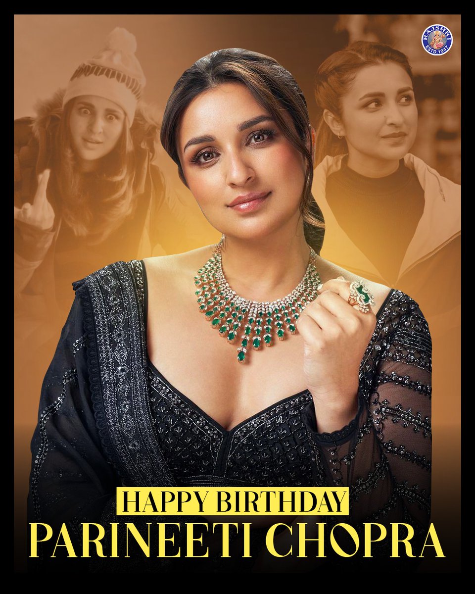 rajshri's tweet photo. Wishing the versatile #ParineetiChopra a very happy birthday! 

Here's to her incredible journey in Uunchai, where she truly reached new heights. 🌄✨

 #HappyBirthdayParineeti #Uunchai #RajshriFilms https://t.co/GKaa6SxzNz