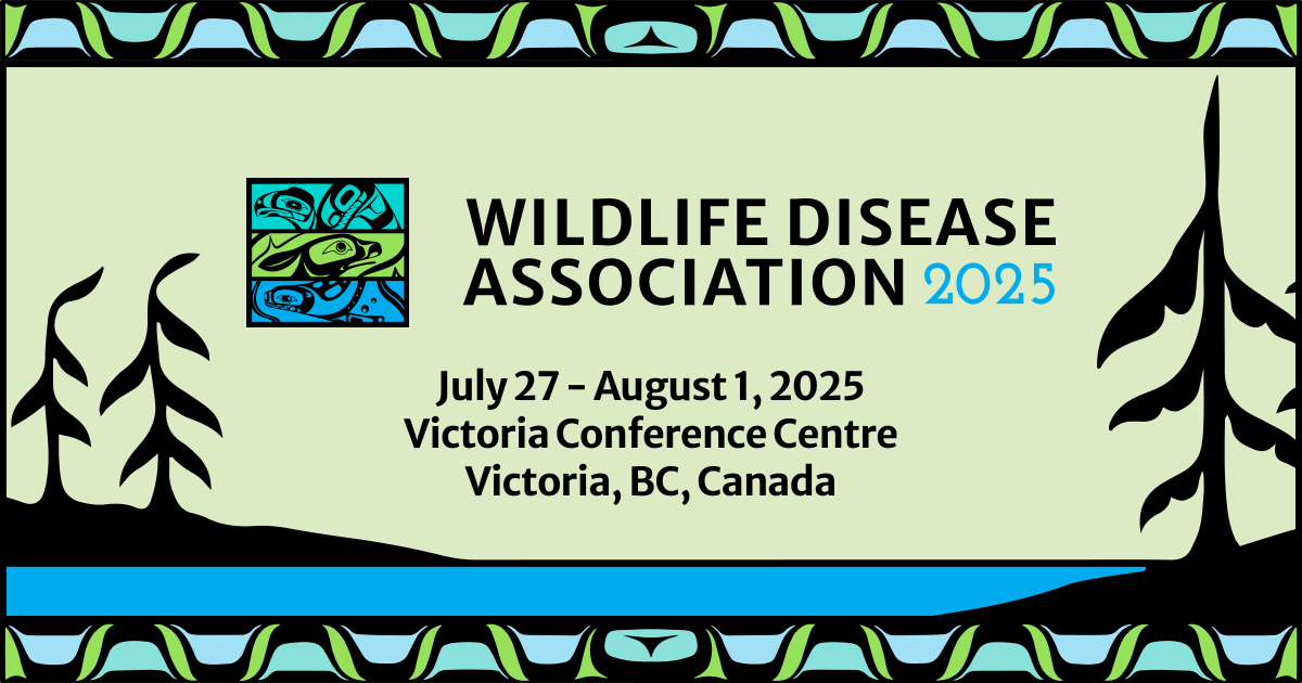 🦌BC BECKONS FOR WDA 2025 🦅🦭
The 73rd Annual International Conference of the Wildlife Disease Association will be held in Victoria, British Columbia, Canada July 27 to August 2, 2025.
WDA 2025: Building communities to promote collaboration and communication for change.
#WDA2025