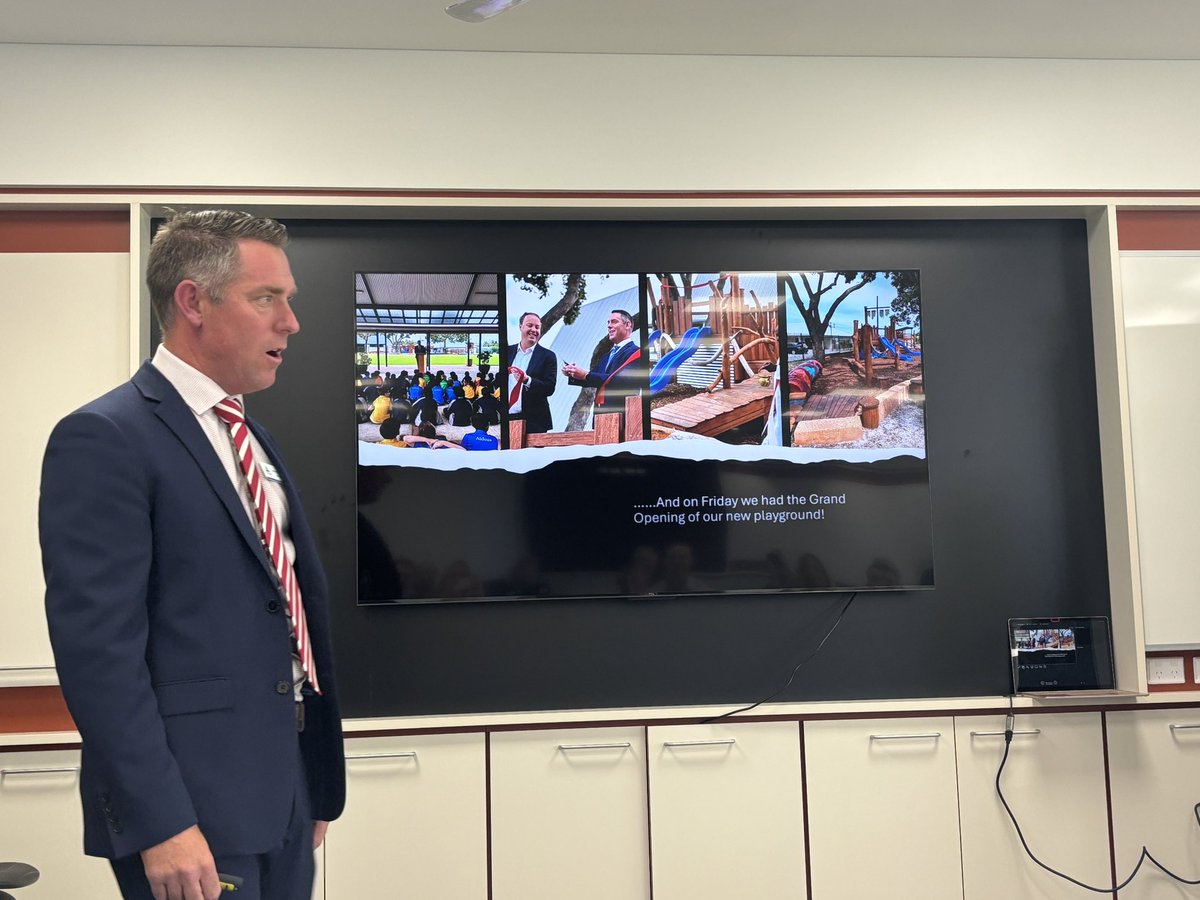 ACEL WA (@acelwa) on Twitter photo Our 3rd presentation is <a href="/mitchxtgt/">Mitchell Bristow</a> & Lisa Italiano <a href="/stgerardscp/">@St Gerard's Catholic Primary School</a> sharing that it’s NOT about the playground! 🛝 “Nothing we’ve done is revolutionary but it’s revolutionary for us!”
“People like us, do things like this…”
Clarity
Alignment
Relationships
Structures/Systems Our 3rd presentation is <a href="/mitchxtgt/">Mitchell Bristow</a> & Lisa Italiano <a href="/stgerardscp/">@St Gerard's Catholic Primary School</a> sharing that it’s NOT about the playground! 🛝 “Nothing we’ve done is revolutionary but it’s revolutionary for us!”
“People like us, do things like this…”
Clarity
Alignment
Relationships
Structures/Systems