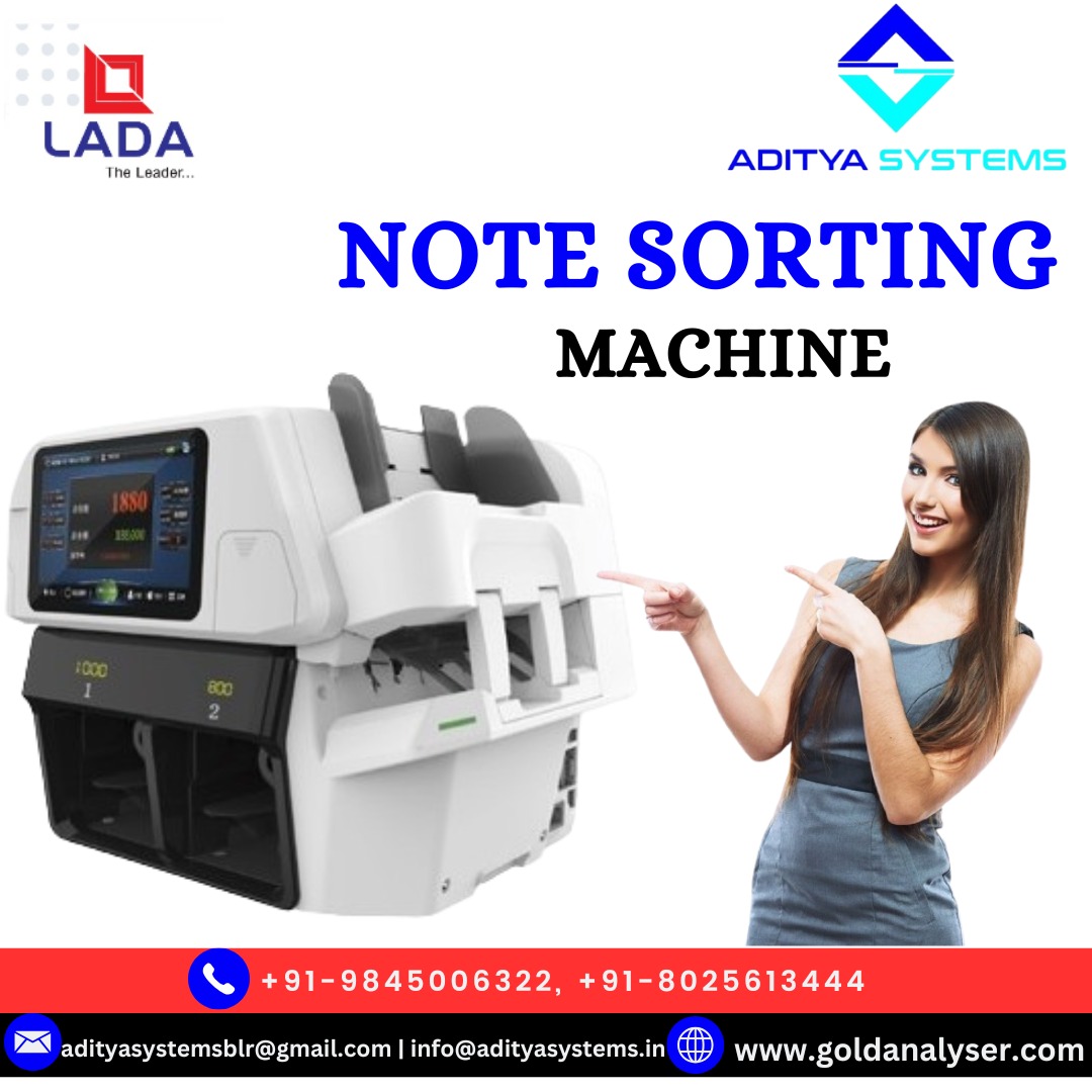 AdityaSyst20704's tweet image. Efficient cash handling at your fingertips with our Note Sorting Machine! 🚀 High-speed sorting, touch screen, and more.

📞 +91-9845006322, +91-8025613444
🌐 goldanalyser.com

#NoteSortingMachine #BankingTech #CashManagement #AdityaSystems