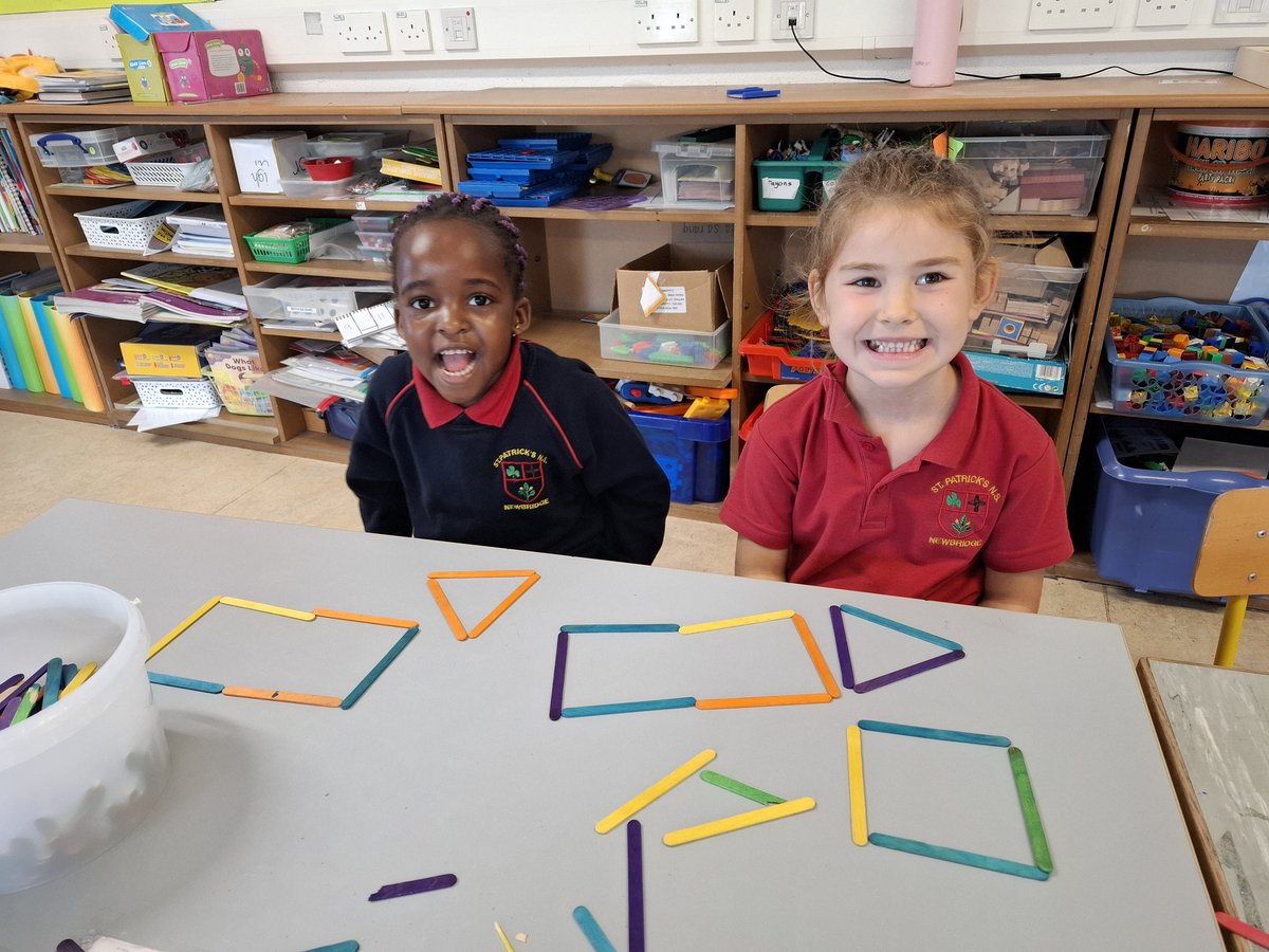 ms_lawson_class's tweet photo. Making 2D shapes 🟣🟨🔺️ https://t.co/GzmOkSwxXf