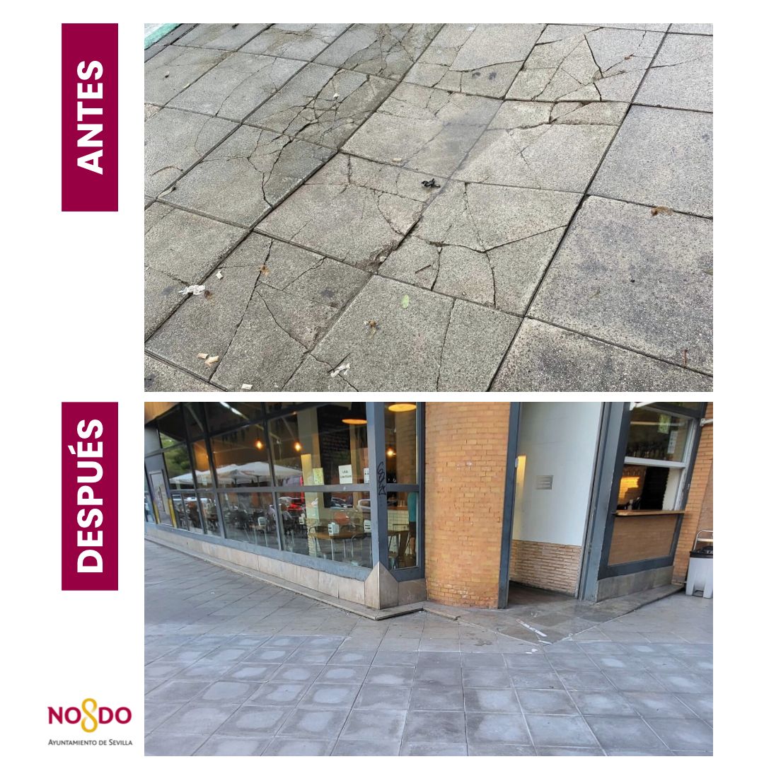 DtoTriana's tweet photo. 🚧 Seguimos trabajando en las calles de nuestro barrio.
✅️ Atendiendo a las demandas vecinales se ha procedido al arreglo del acerado de la 👇🏻
📍C/ San Jacinto esquina con C/ Ronda de Triana. 👌
#DistritoTriana
#SevillaHoy
#Sevilla https://t.co/vf8ciqjr7N